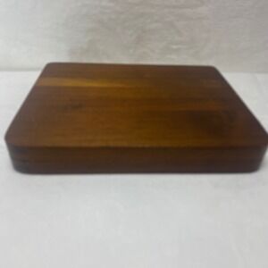 Culco Cutlery Wooden Case Box Storage Organizer Hinged Lid Chillicothe Ohio